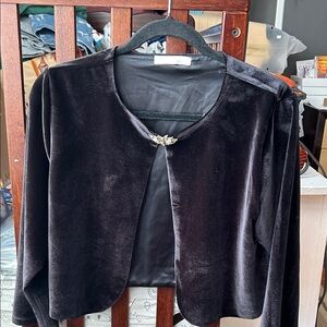 Sandoval Chic Black Velvet Women's Blazer med